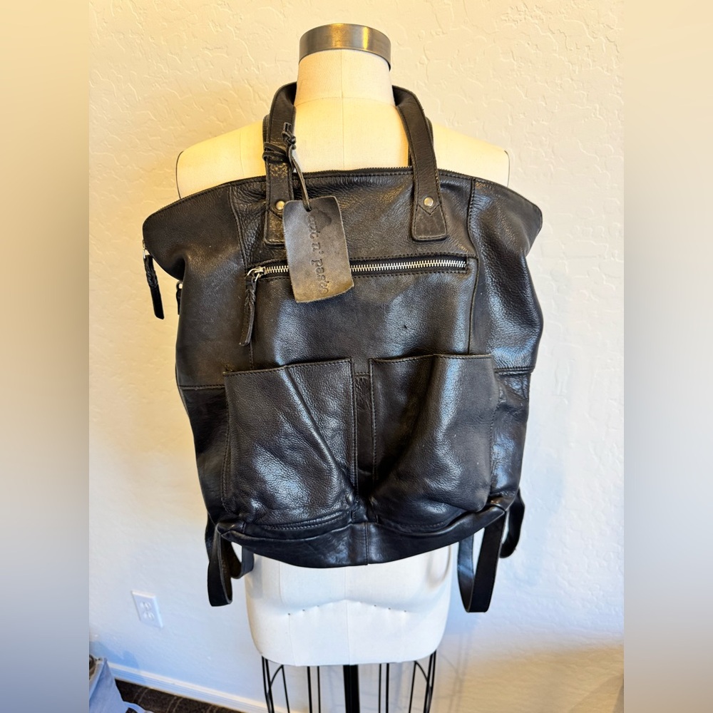 Free People cut n’ paste convertible bag